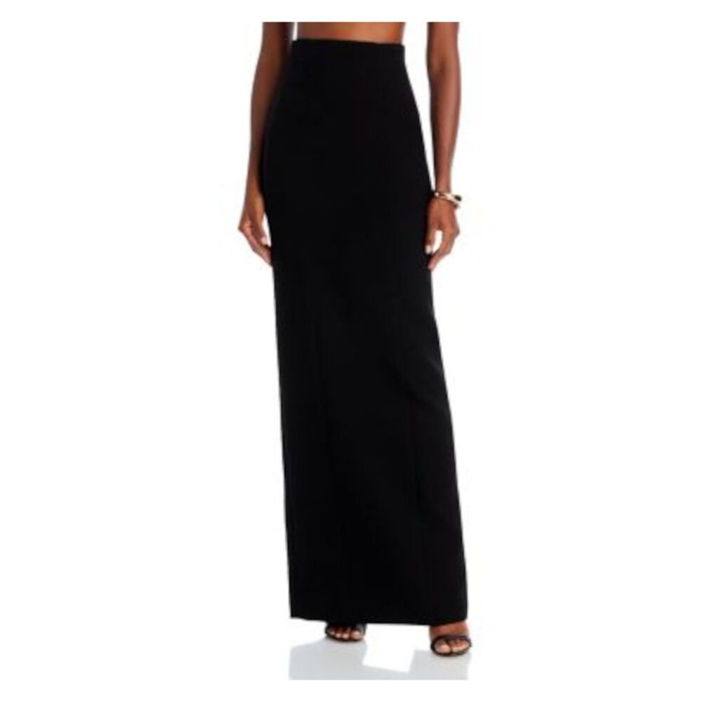MONOT Womens Black High Waist Cutout Back Lined Maxi Party Pencil Skirt 44 - Picture 1 of 2